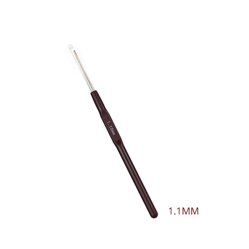 1.1mm Looen 1 шт. 0,5 мм-2,2 мм крючком Крючки из алюминиевого сплава ручной работы вязание спицами инструменты для изготовления подарка «сделай сам» Швейные аксессуары 18 Размер - Цвет: 1.1mm