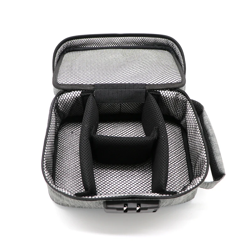 

New Smell Proof Bags Waterproof Stash Tobacco Weed Pouch With Combinations Lock