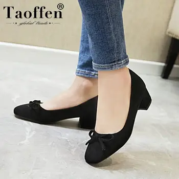 

Coolcept 4 Color Spring Women Pumps Office Ladies Round Toe Sweet Shoes Woman Party Classics Daily Shallow Footwear Size 34-43