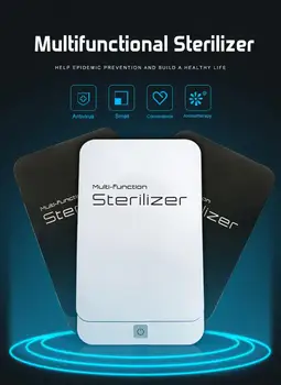

Multifunction Sterilizer For office travel home Rechargeable Disinfection UV Disinfector Box Mask phone kill mite Sterilize box