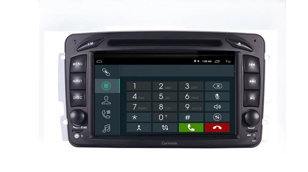 Best Android 9.0 2din CAR DVD PLAYER For Mercedes Benz W209 W203 W168 M ML W463 Viano W639 Vito Vaneo  GPS Navi Radio USB SD Free Map 7