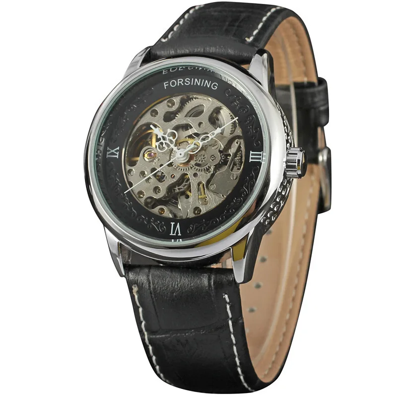 

Hot Models forsining Analog Watch Fashion Casual Hollow out Fully Automatic Analog Watch