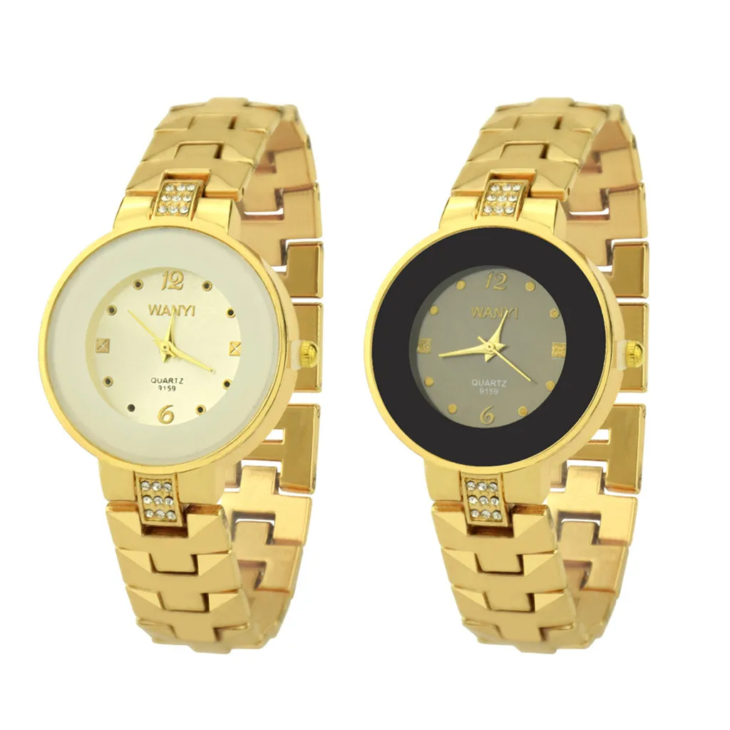 

Long Life With Rhinestone Montre Femme Acier Inoxydable Temperamental Kadin Saat Clock Current Popular Factor Quartz Watch 2019