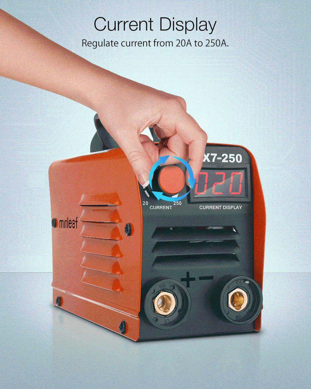 DANIU ZX7-250 250A Mini Electric Welding Machine Portable Digital Display MMA ARC DC Inverter Plastic Welders Weld Equipment