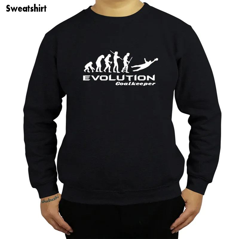 

new arrived casual cool Evolution of Goalkeeper men sweatshirt - Funny hoodies Footballer Goals Retro Keeper Goal hoody sbz4199
