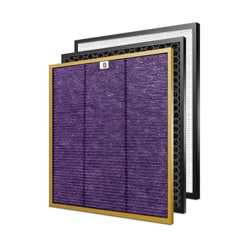 

Suitable for OION air purifier filter dust collection HEPA activated carbon filter element to remove formaldehyde haze set