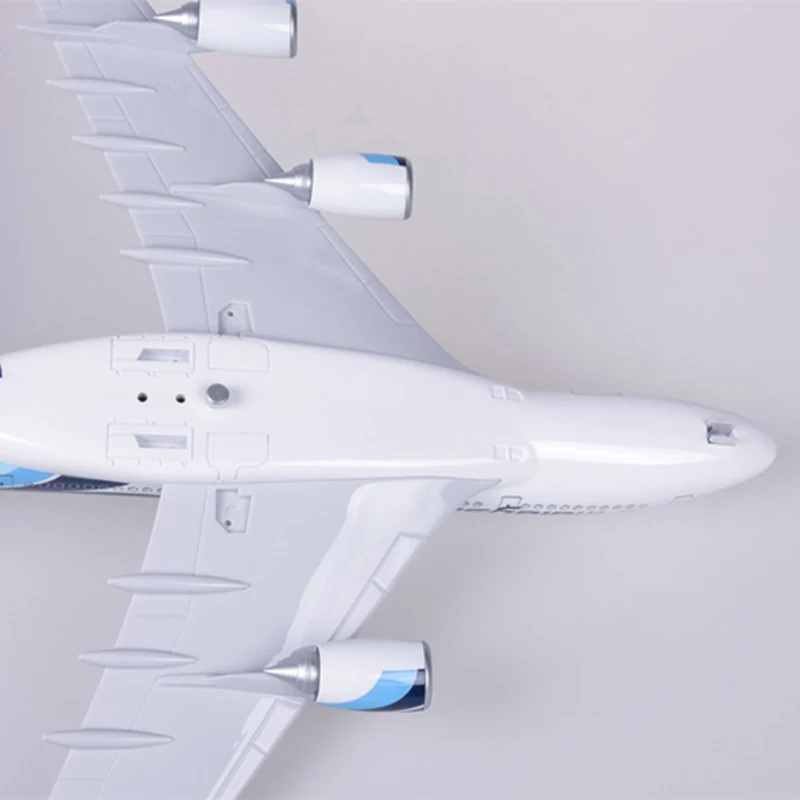 1/160 масштаб 50,5 см самолет Аэробус A380 малайзийская авиакомпания Модель W светильник и колесо литой пластик Смола самолет ребенок подарок коллекция