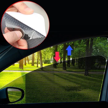 

Car Side Window Sunshades Electrostatic Sticker Sunscreen Film Stickers Cover For BMW Audi Chevrolet KIA LADA Toyota Honda etc.