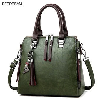 

new retro handbag handbags shoulder messenger bag fashion tassels tide middle-aged bag