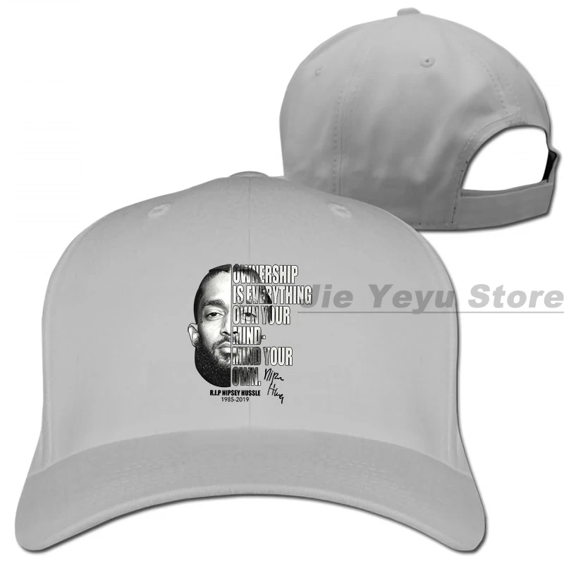 Nipsey Hussle наличие сильных противников-это благословение(2) бейсболка для мужчин и женщин, кепки для водителя грузовика, модная Регулируемая Кепка - Цвет: 1-Gray