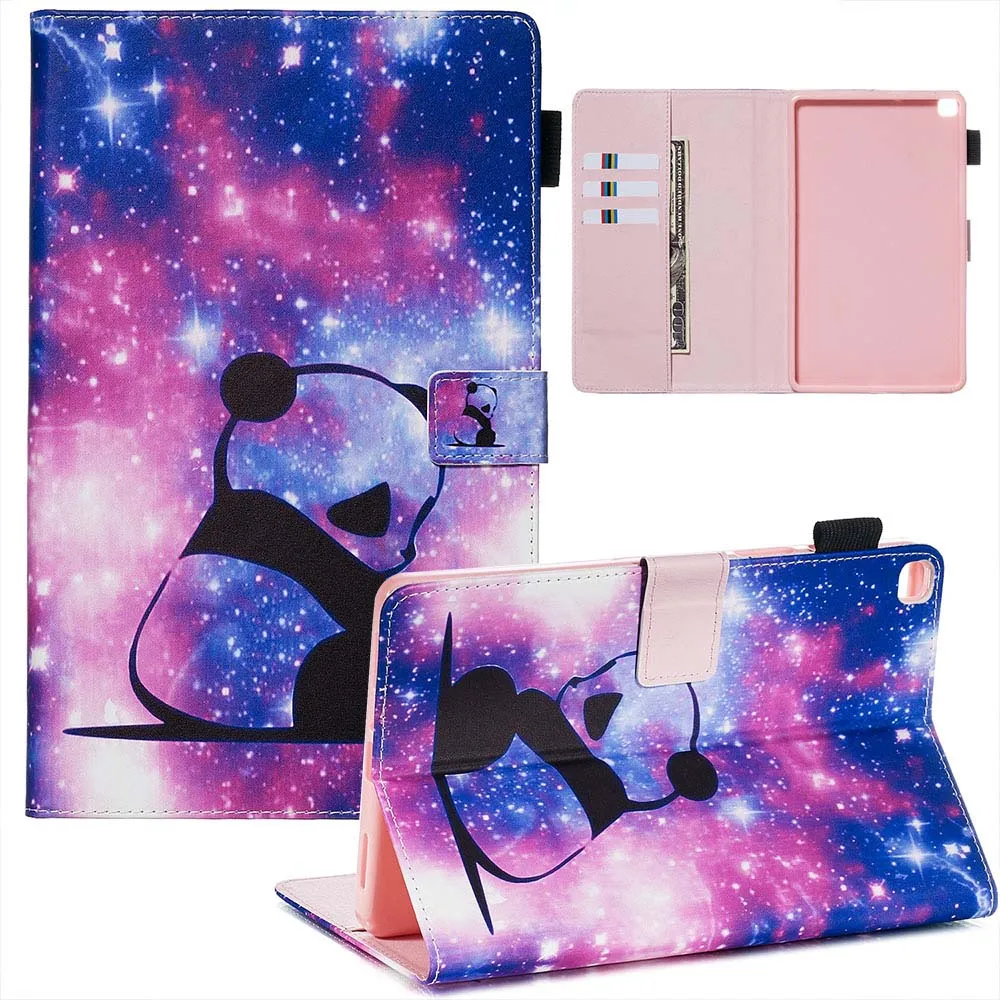 Case Кожаный чехол для samsung Galaxy Tab A 8,0 SM-T290 SM-T295 чехол для Galaxy Tab A 8,0 T290 T295 Чехол+ пленка+ ручка - Цвет: Case