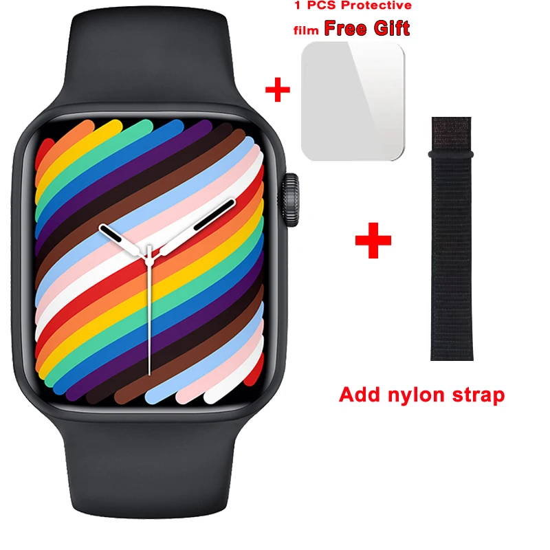 Original iwo W27 Max Smart Watch Two Button 45mm Series 7 Wireless Charger Bluetooth Call IP68 Waterproof Password Smartwatch 