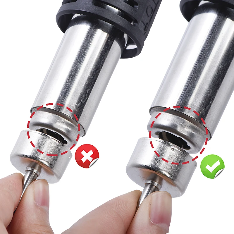 8pcs/set Welding nozzle for hot air gun stainless steel Different sizes nozzles for 8858 8898 858D8908 Multifunction use nozzle images - 6