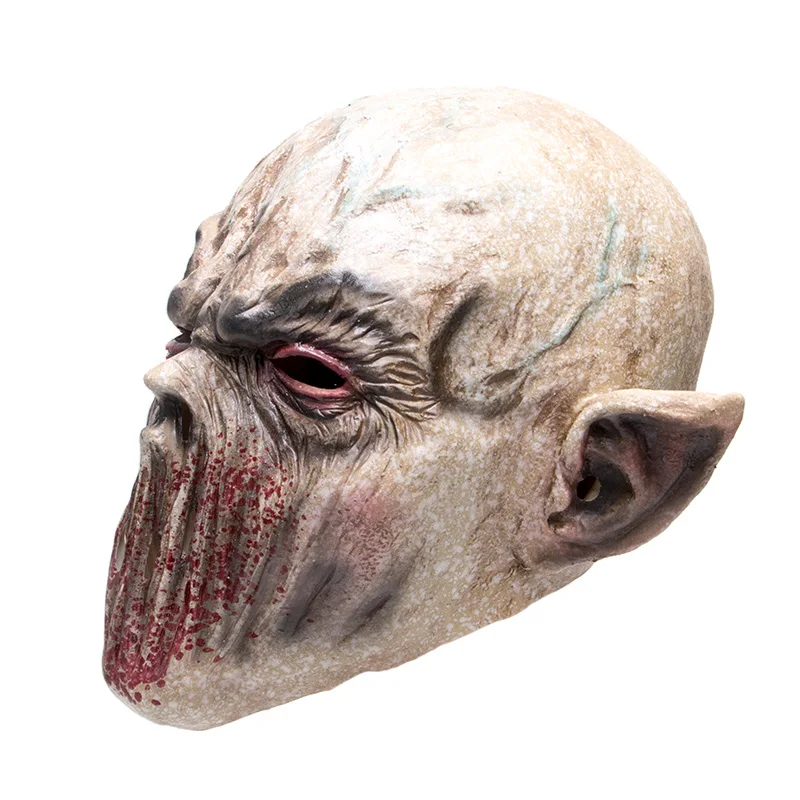 Кровавая кожа взрослая маска зомби вампира латексный костюм Хэллоуин вечеринка