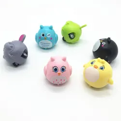 Lindo reloj infantil de dibujos animados, juguete deslizante inercial para niños, juguetes de modelo de coche de animales para niños, regalo de cumpleaños y Navidad