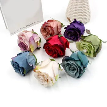 

Christmas Artificial Rose Flower Heads Artificial Roses for Wedding Decorations Baby Showers Crafts Home Furnishings DIY Wreath