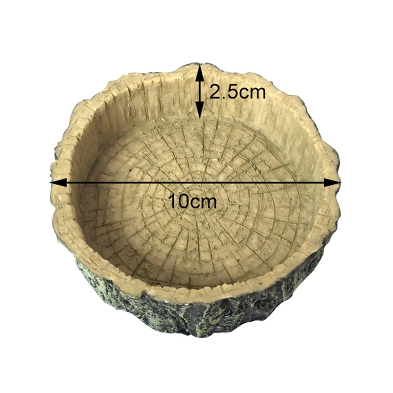 Кормушка для рептилий, миска из смолы, нетоксичный пищевой горшок для воды, черепаха, черепаха, Скорпион, ящерица, крабы для Кормление домашних животных, поднос#7