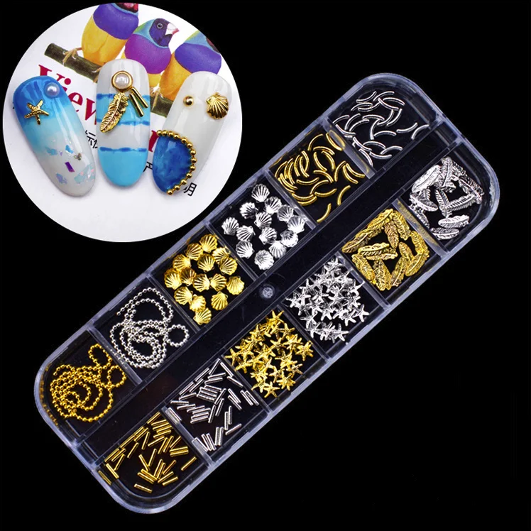 Разноцветные Стразы для ногтей, жемчужные бриллианты, 3D хрустальные украшения для ногтей, аксессуары, камни, драгоценные камни, инструменты для маникюра - Цвет: 12
