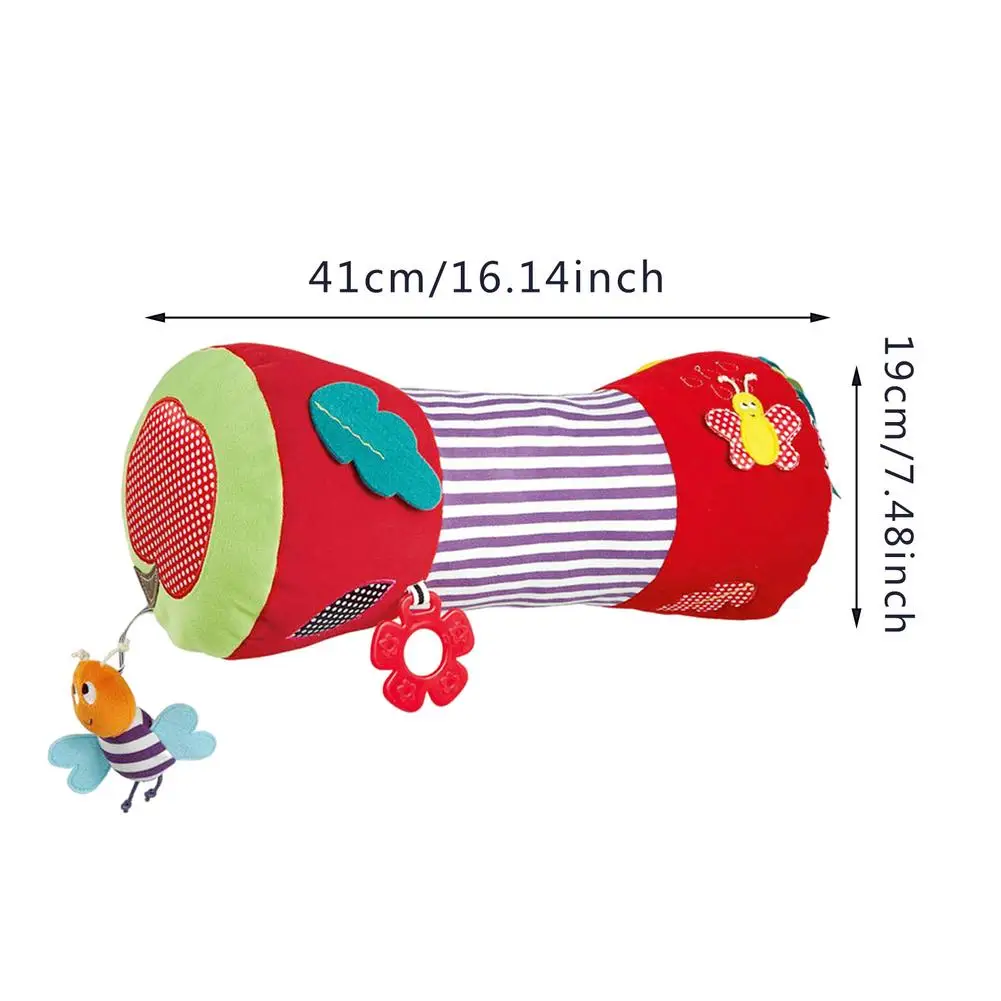 New Born Baby Multifunction Crawling Roller Toy Baby Soft Plush Learning Walking Fitness Soft Plush Educational Toys