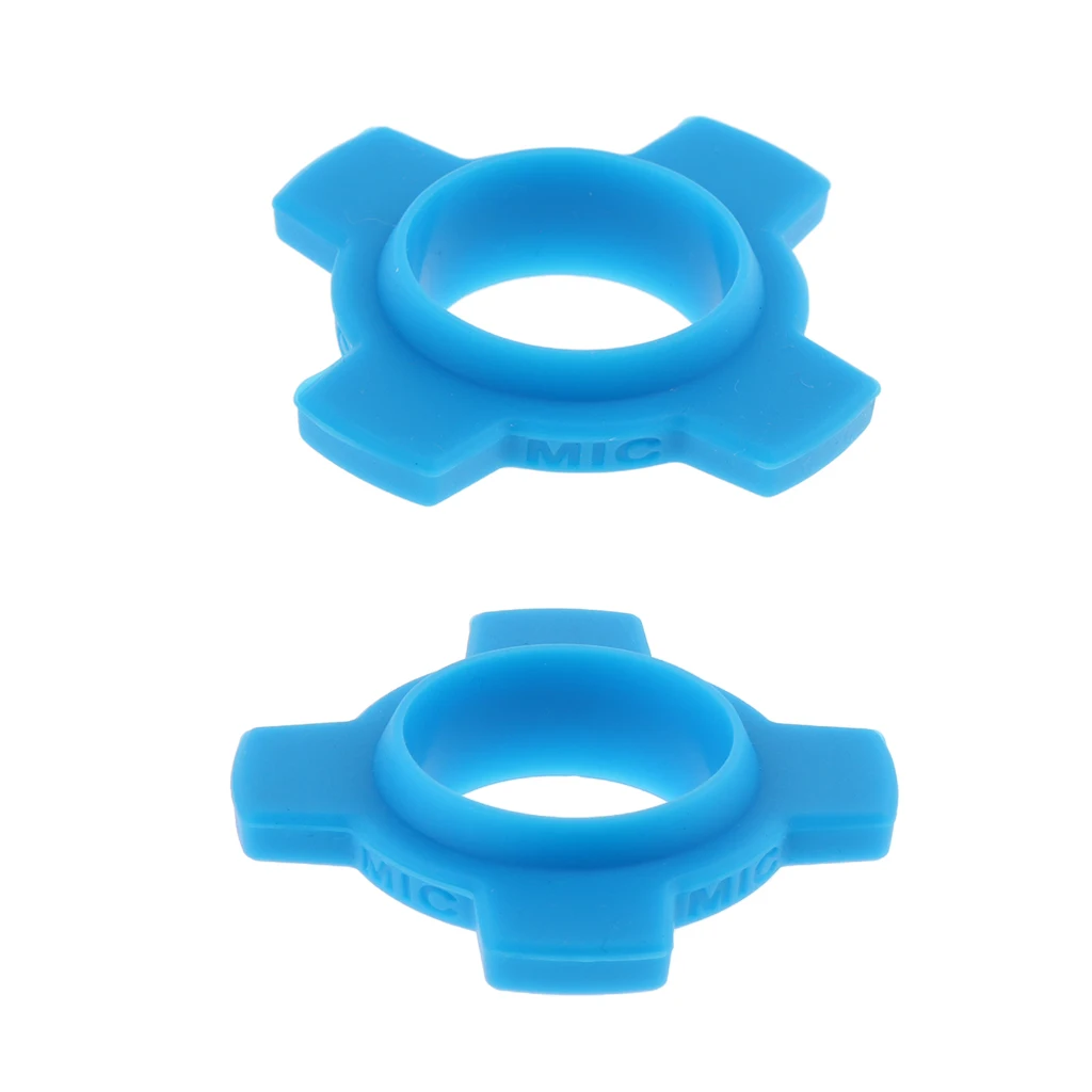 2 Pieces Silicone Microphone Slip Holder Roller Mic Skidproof Rings