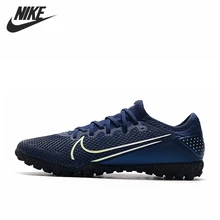 Nike Mercurial Vapor 13 Pro TF футбольные бутсы, кроссовки, синие бутсы, обувь для газона, мужские бутсы, красные футбольные бутсы, мужские футбольные бутсы