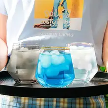 

40%HOTJuice Cup Decorative Easy-carrying Crystal Coffee Mug for Bar