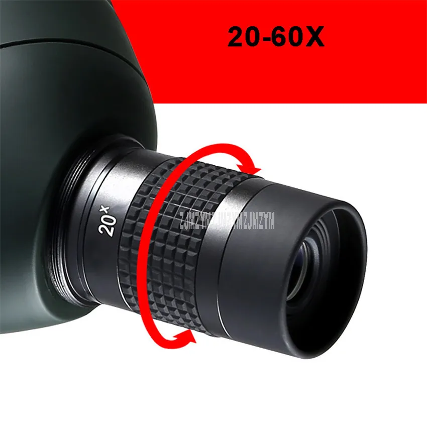 20-60X 60mm Telescope With Tripod Bracket Hunting Telescope Waterproof Birdwatch Spotting Scope High Clear Monocular EK2060