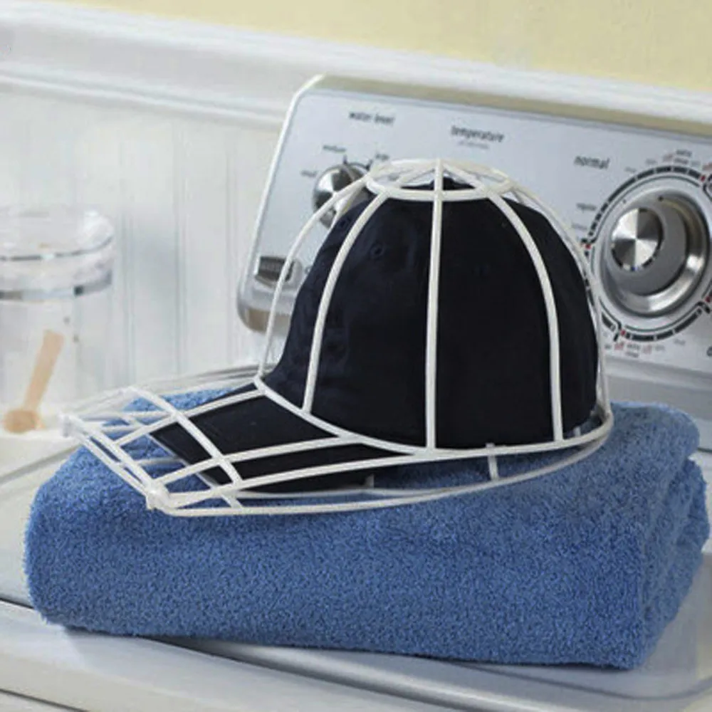 Baseball Cap Washer Protective Cage Hat Cleaner Rack Holder Safe Washing Machine 