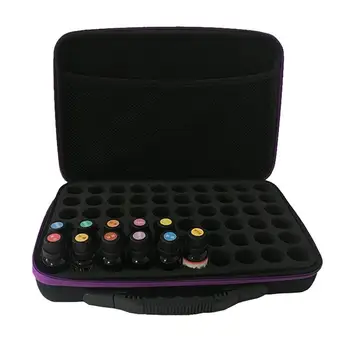 

Portable Essential Oil Case Carrying Holder 60 Bottle Perfume Nail Polish Organizer Storage Bag Box Travel