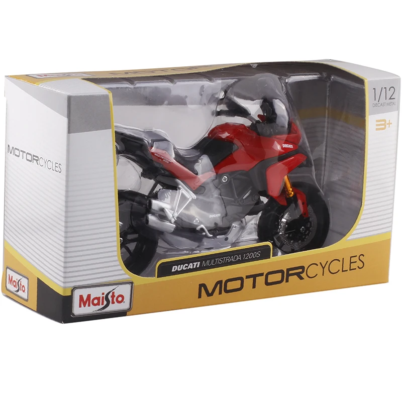 Maisto 1/12 DUCATI MTS Multistrada 1200S мотоцикл литье под давлением дисплей Модель игрушки для детей мальчиков и девочек