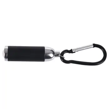 

ULTRA BRIGHT LED CAMPING Flashlight Mini Torch Lamp Light Keychain Keyring,Black 2 PCS