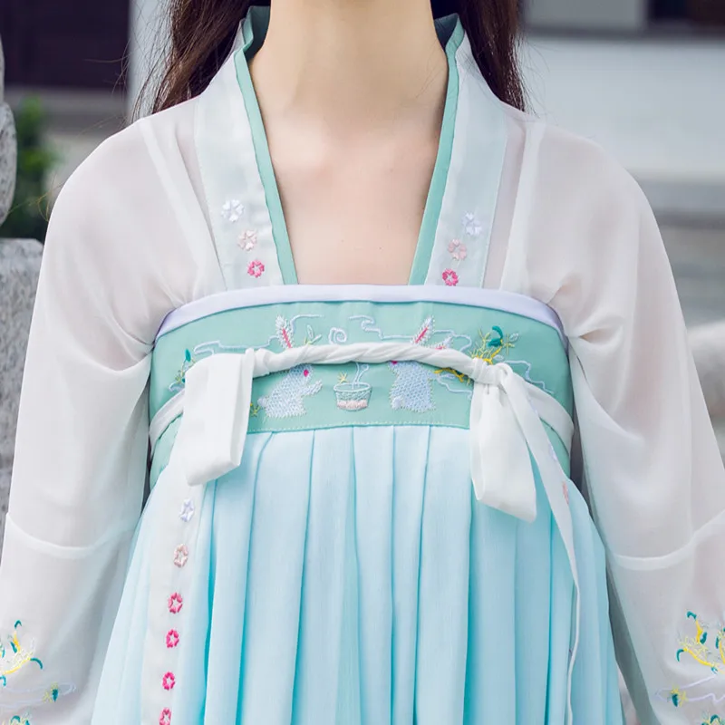 Hanfu старинный китайский костюм для женщин Элегантный современный Hanfu традиционная китайская одежда народный костюм для танцев DQL1698