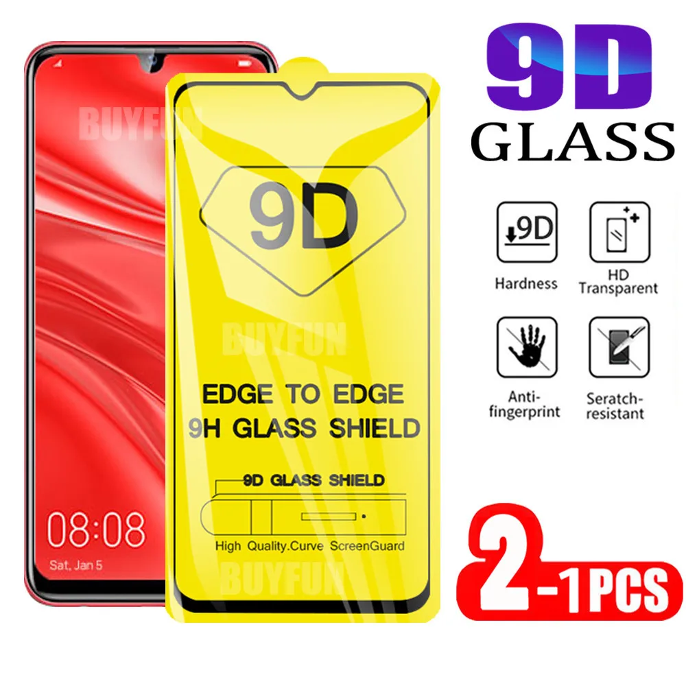 Защитное стекло 9D для Huawei P Smart Z Y9 Prime защитная пленка экрана honor 10 8s 8x 1-2 шт. |