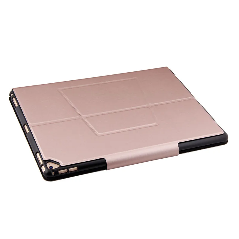 

Wireless Aluminum Bluetooth Keyboard Ultrathin Detachable Tablet PU Leather Case With Stand For iPad Pro 12.9 Inch GV99