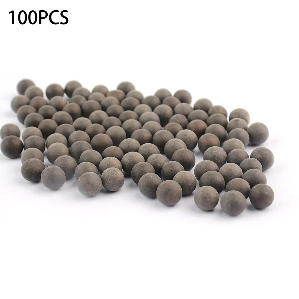 

100pcs 8mm Slingshot Beads Bearings Mud Hunting Slingshot Mud Ball Solid Drawing Board Clay Mud Ball Hunting High Quality