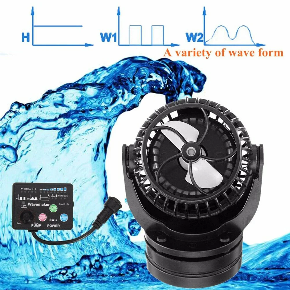 

Intelligent Quiet Powerful Aquarium Flow Maker Frequency Conversion Magnet Base Controllable Wave Pump Propeller Fish Tank Mini