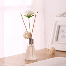 Сандаловая мельница Крытый набор эфирных масел 50 мл Удочка из стекловолокна без огня набор для ароматерапии Лилия Лаванда медитация ароматическое масло