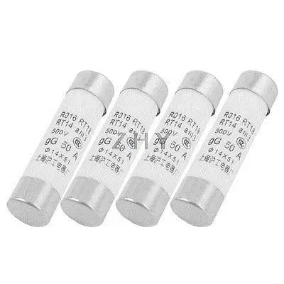 RO16RT13RT14am3 14x51 мм 500V 50A керамические цилиндрические Предохранители 4 шт