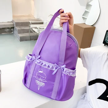 

Ballet Dance Backpack For Girl Large Capacity Printing Duffel Shoulder Bag Children Yoga Gymnastica Sport Package