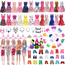 40 unids/set Barbies ropa de la muñeca zapatos de moda Zapatos de traje hecho a mano accesorios de muebles Fit 11,8 pulgadas muñecas muñeca 30cm BJD Juguetes