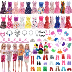 Poupée barbie 11.8 pouces, vêtements et chaussures, tenue à la mode, accessoires de meubles faits à la main, BJD de 30cm, jouets pour filles, 40 pièces/ensemble 