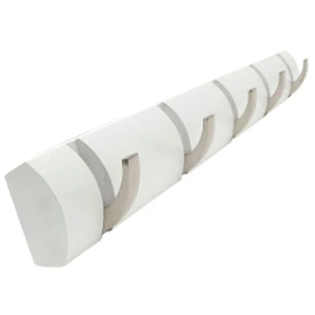 

Best 5 Hook Wall-Mounted Rack Foldable Hook Coat Hook Rack Towel Hanger Holder European Style Dress Coat Hook Wall Door Bamboo