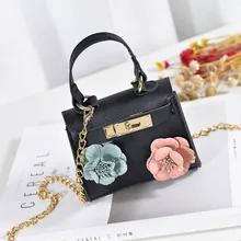 Стиль Стерео цветы модная ручная спиральная Пряжка модная Корейская стильная сумка на плечо крутая Молодежная женская сумка