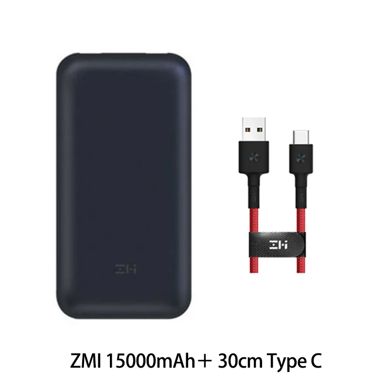 7 ZMI power Bank 20000 мАч 15000mAhUSB-C PD 2,0 внешний аккумулятор Портативная зарядка 3,0 type-C зарядное устройство для Macbook - Цвет: 7