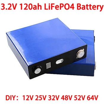 

3.2V 120ah Lifepo4 battery PACK 12V 24V 36V 48V 64V Deep Cycle LFP Lithium Iron Phospha Lithium Cell EU US CA RU TAX Free