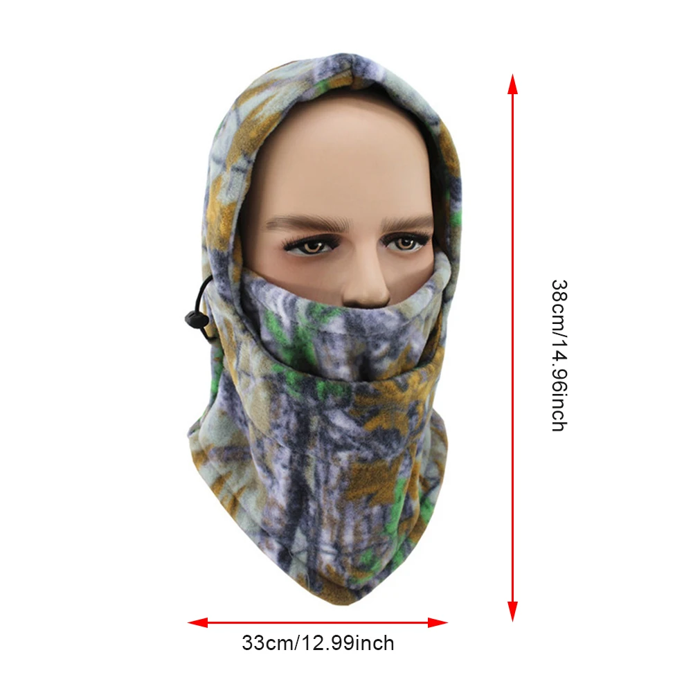 Унисекс зимняя уличная походная Лыжная Маска Камуфляж для лица теплая шапка антиветер головные уборы регулируемый размер аксессуары для улицы