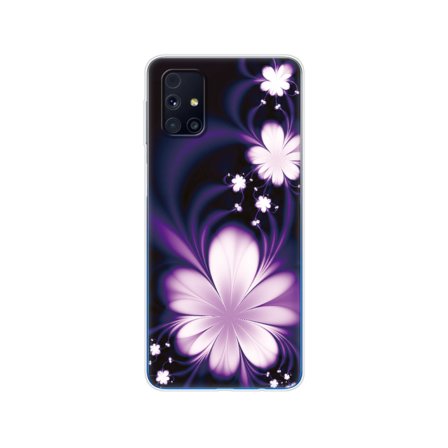 Samsung M31s Cases 6.5" Tpu Soft Silicon Back Phone Cover For Samsung Galaxy M31S GalaxyM31S M 31S m317f m317 Funda flower