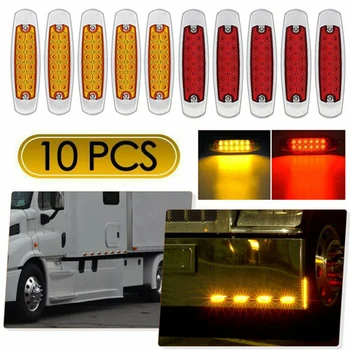 

Lorry Side Marker Clearance Light Campers DC 12-24V 12 LED Van Caravan