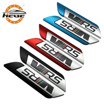 

Car 3D Chromed Metal Fenders Side Sticker For vw Skoda VRS Octavia 2 3 fabia Rapid kodiaq karoq kamiq Logo Emblem Badge Stickers