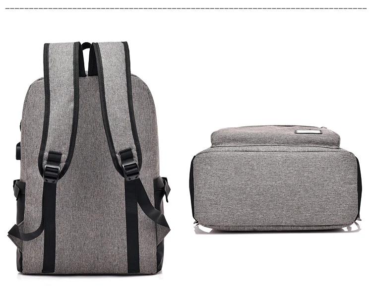 New USB Charging Backpack Men Women Multi-functional Travel Business 15.6 Inch Laptop Backpacks School Bags For Teenagers Unisex